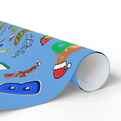 "B" Christmas Wrapping Paper – Alphabet Gift Swap Collection