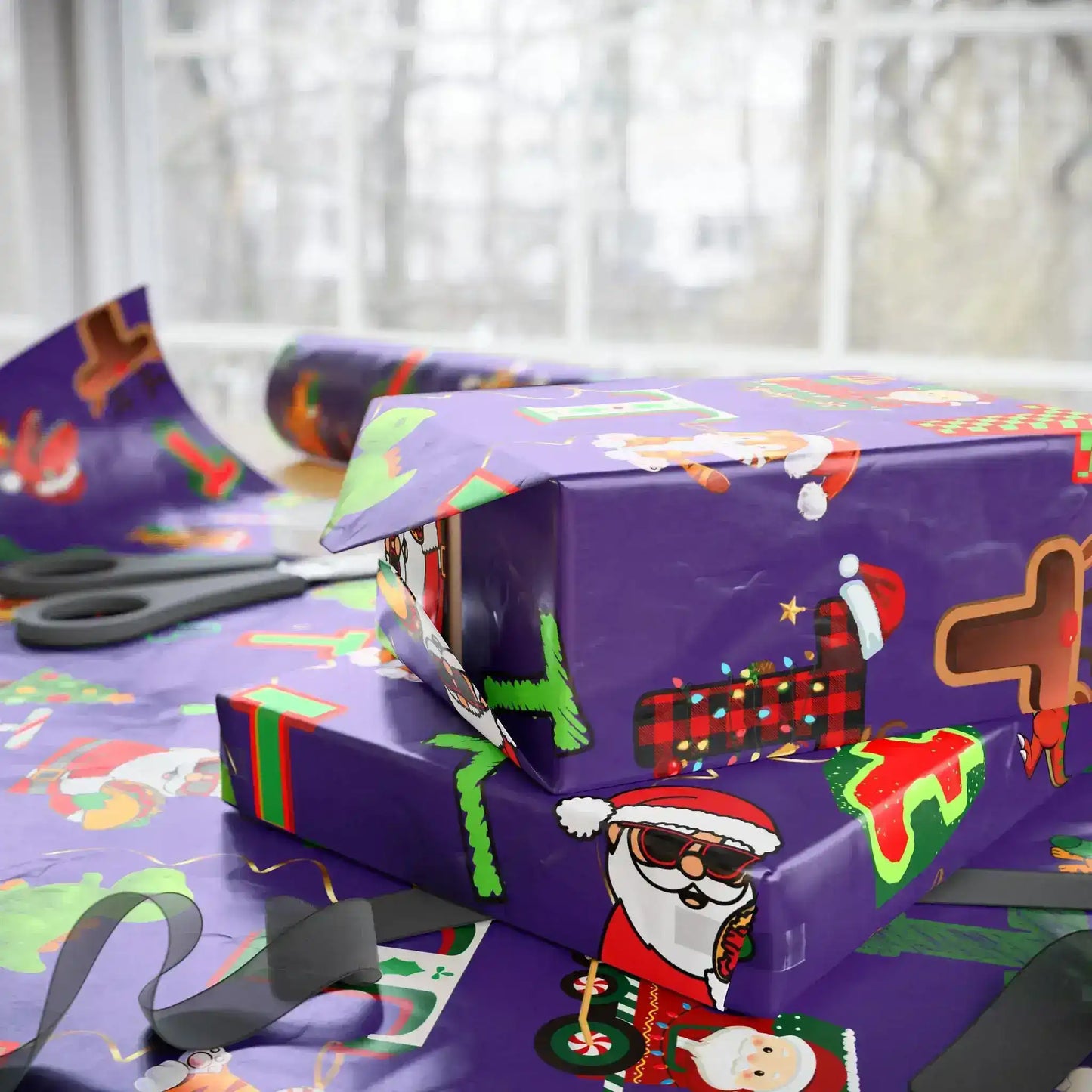 "T" Christmas Wrapping Paper – Alphabet Gift Swap Collection