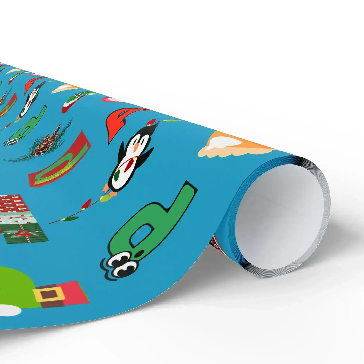 "P" Christmas Wrapping Paper – Alphabet Gift Swap Collection