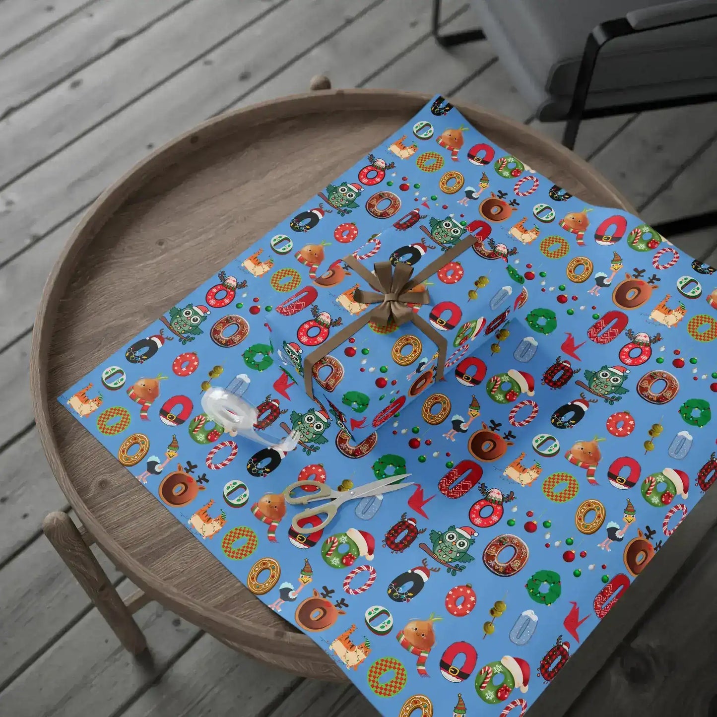 "O" Christmas Wrapping Paper – Alphabet Gift Swap Collection