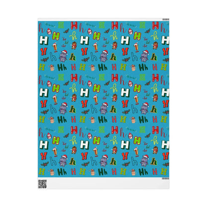 "H" Christmas Wrapping Paper – Alphabet Gift Swap Collection