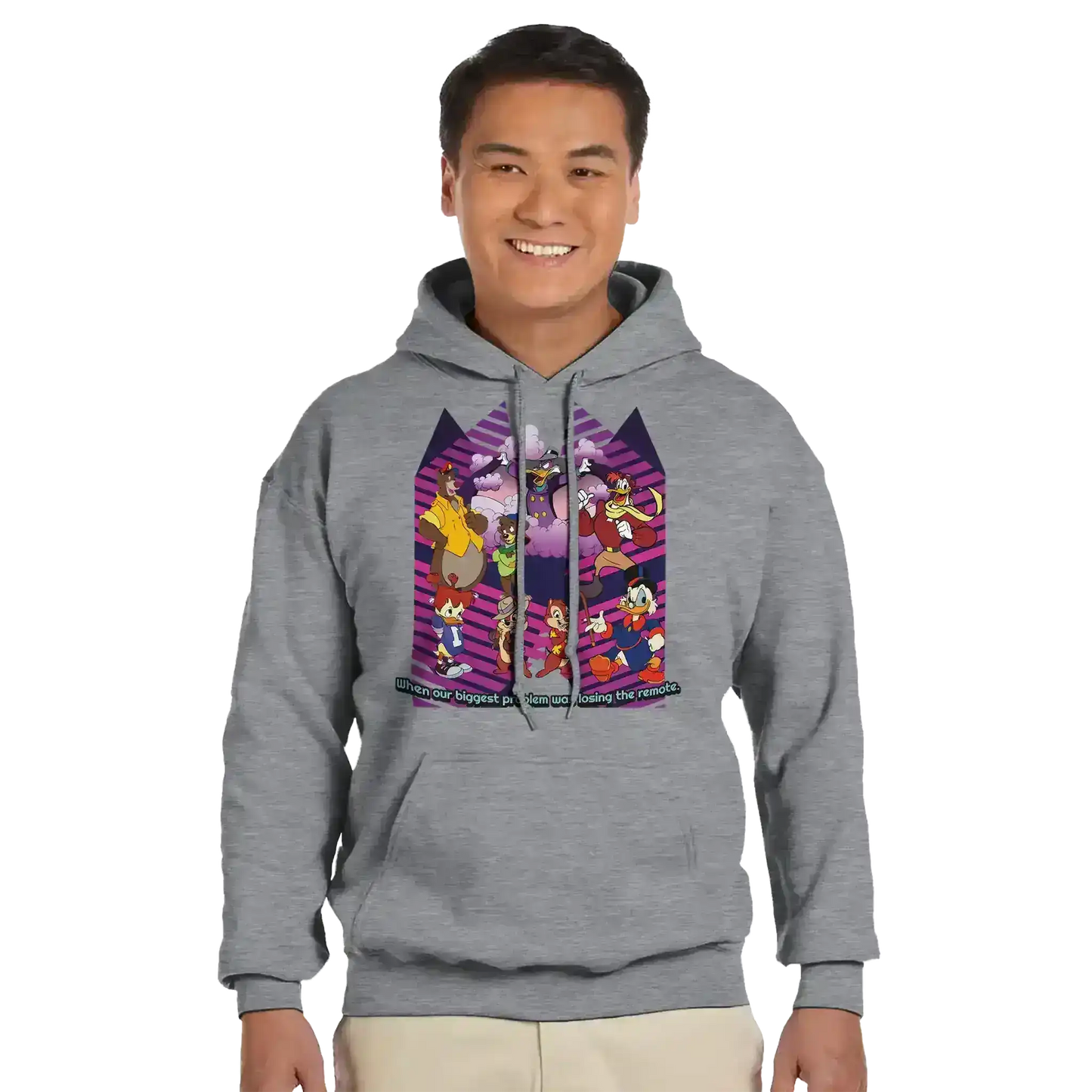 When Our Biggest Problem Was Losing The Remote Pullover Hoodie - Cady Creations