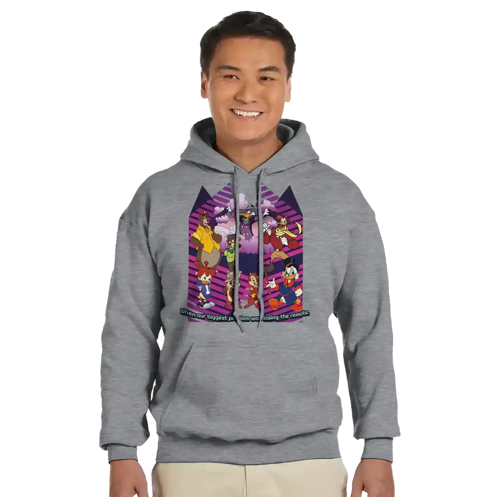 When Our Biggest Problem Was Losing The Remote Pullover Hoodie - Cady Creations