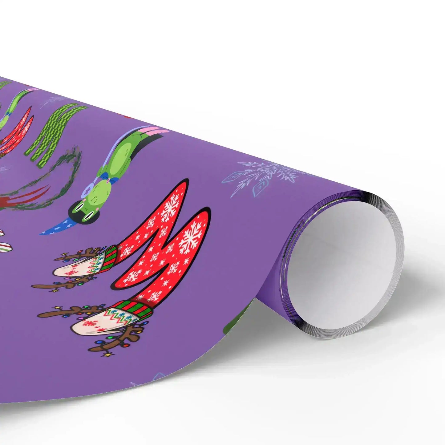 "W" Christmas Wrapping Paper – Alphabet Gift Swap Collection