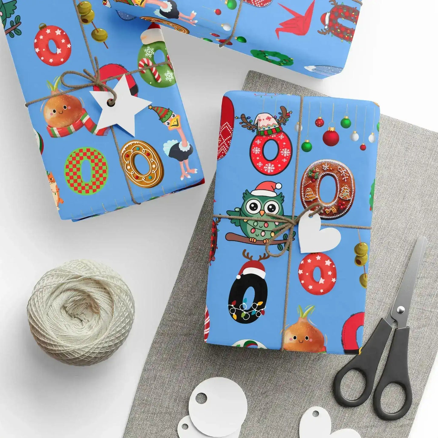"O" Christmas Wrapping Paper – Alphabet Gift Swap Collection