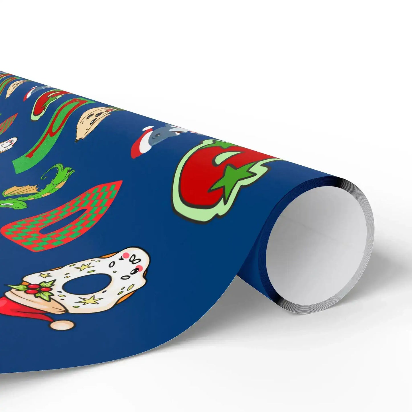 "D" Christmas Wrapping Paper – Alphabet Gift Swap Collection