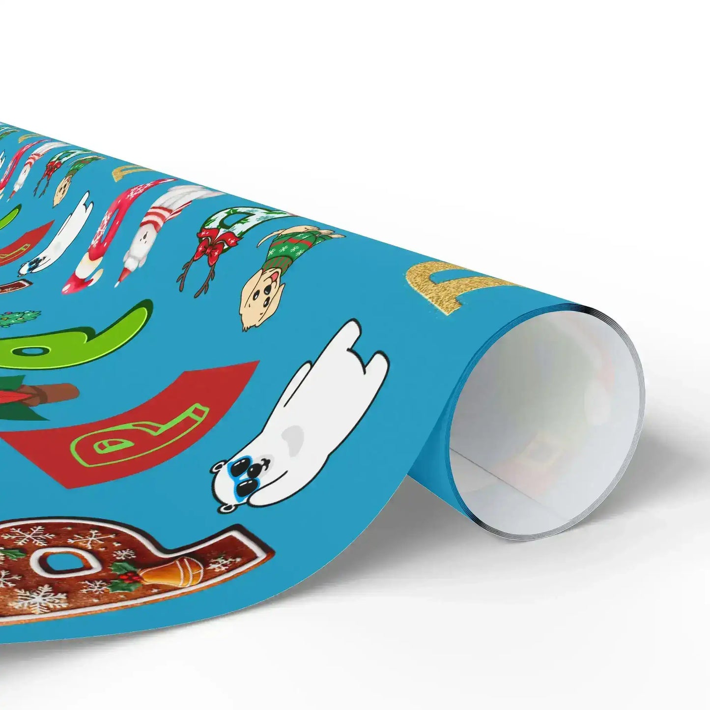 "P" Christmas Wrapping Paper – Alphabet Gift Swap Collection