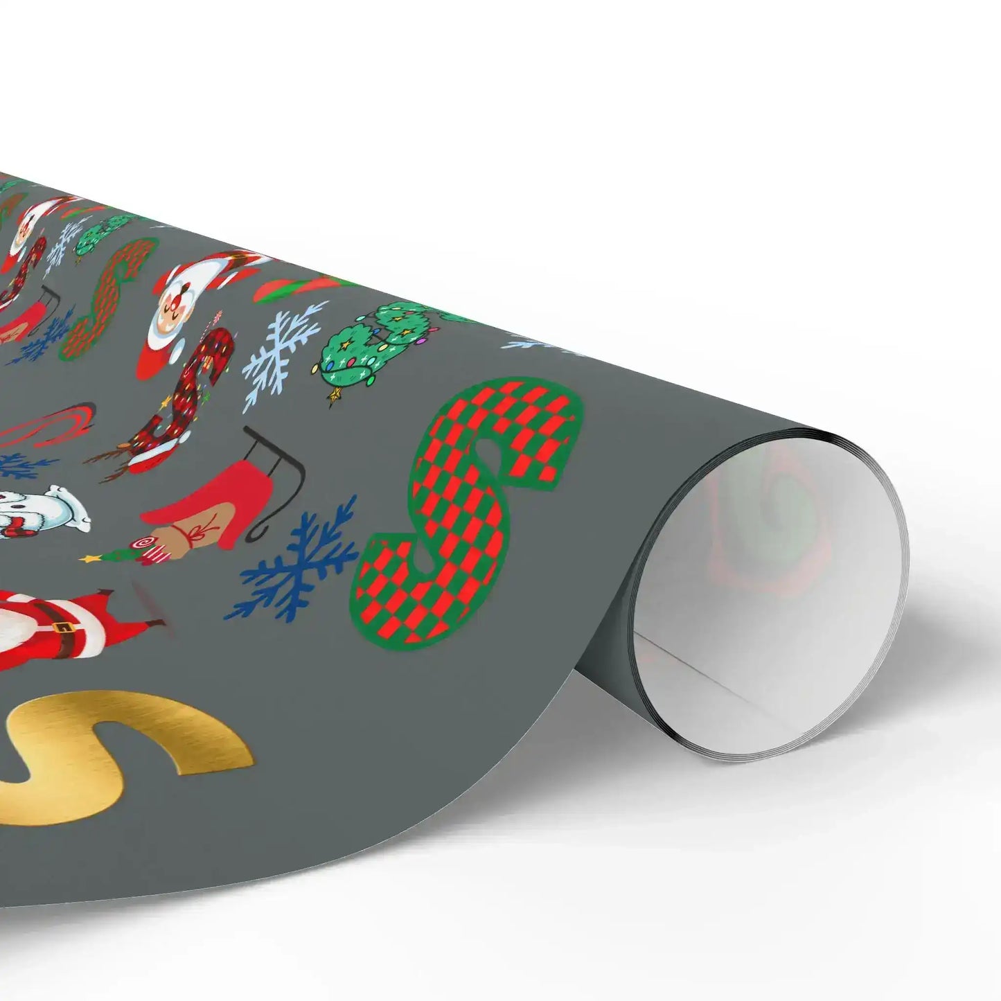 "S" Christmas Wrapping Paper – Alphabet Gift Swap Collection