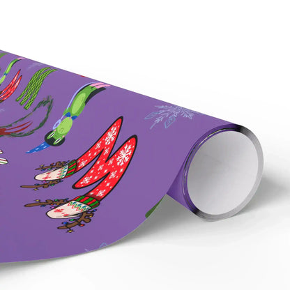 "W" Christmas Wrapping Paper – Alphabet Gift Swap Collection