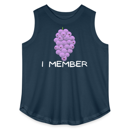 I Member - Women’s Curvy Tank - denim