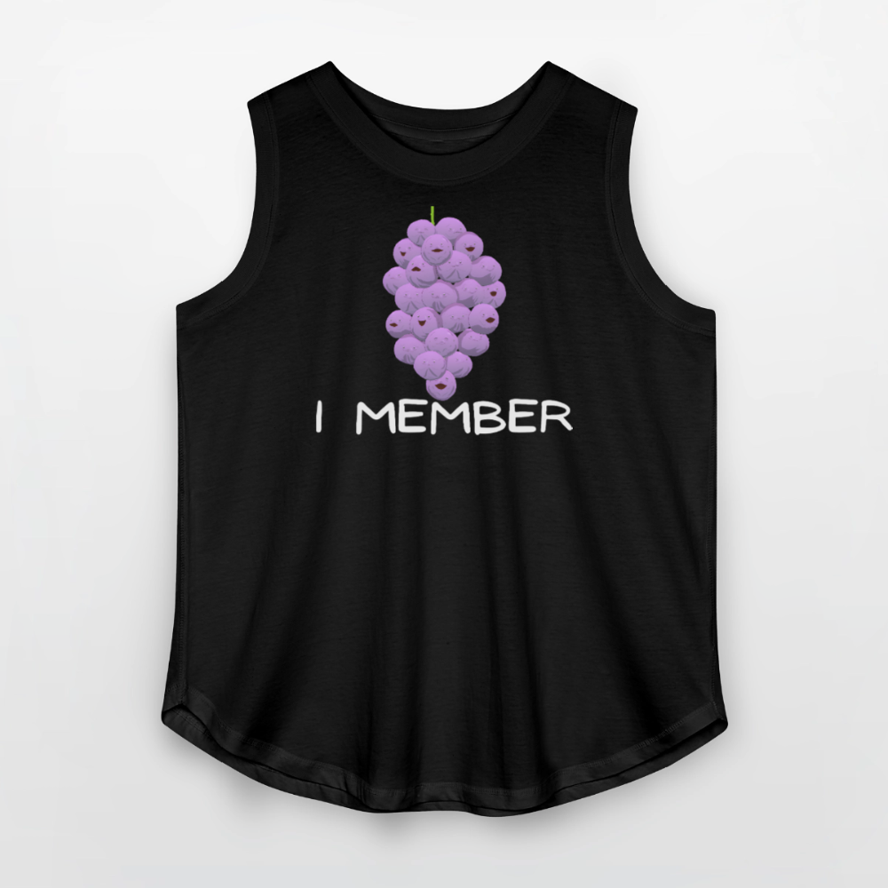 I Member - Women’s Curvy Tank - black