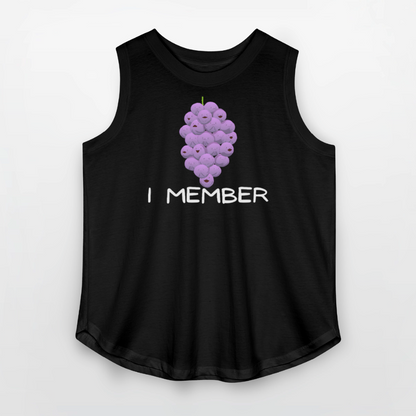 I Member - Women’s Curvy Tank - black