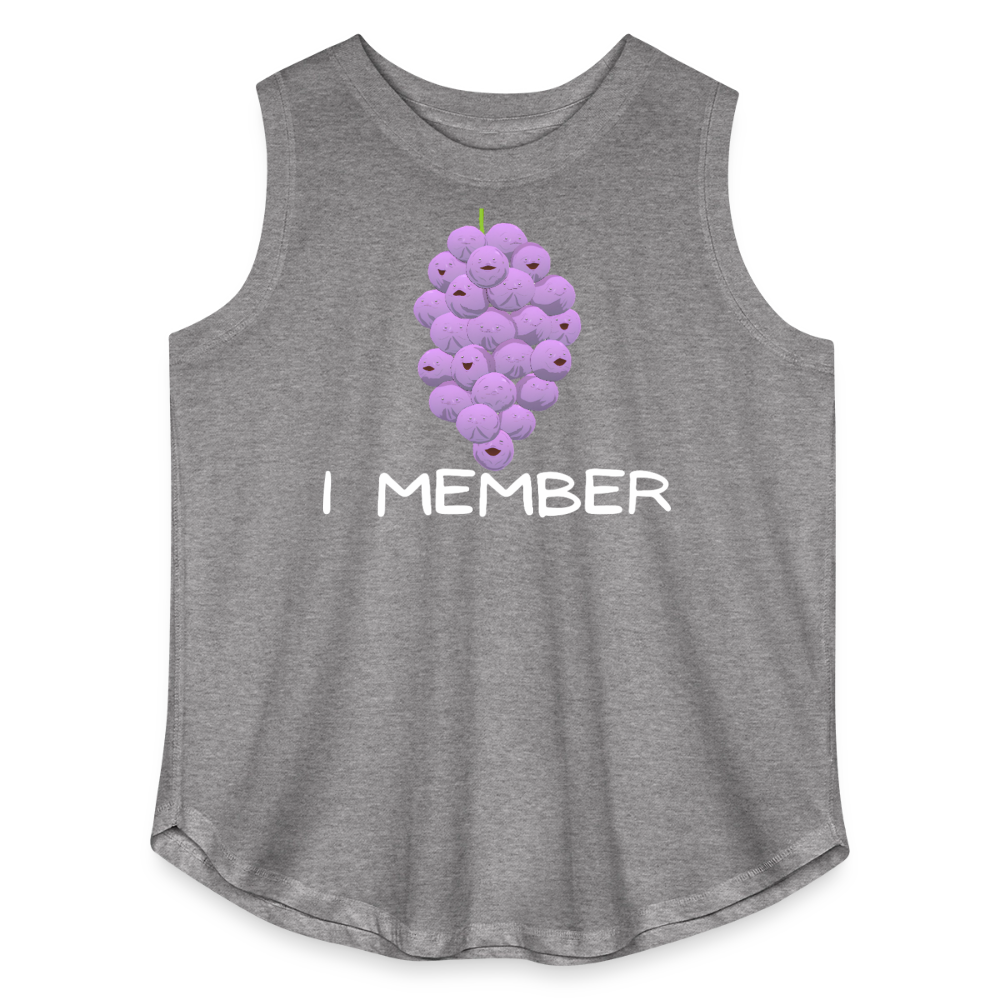 I Member - Women’s Curvy Tank - granite heather 