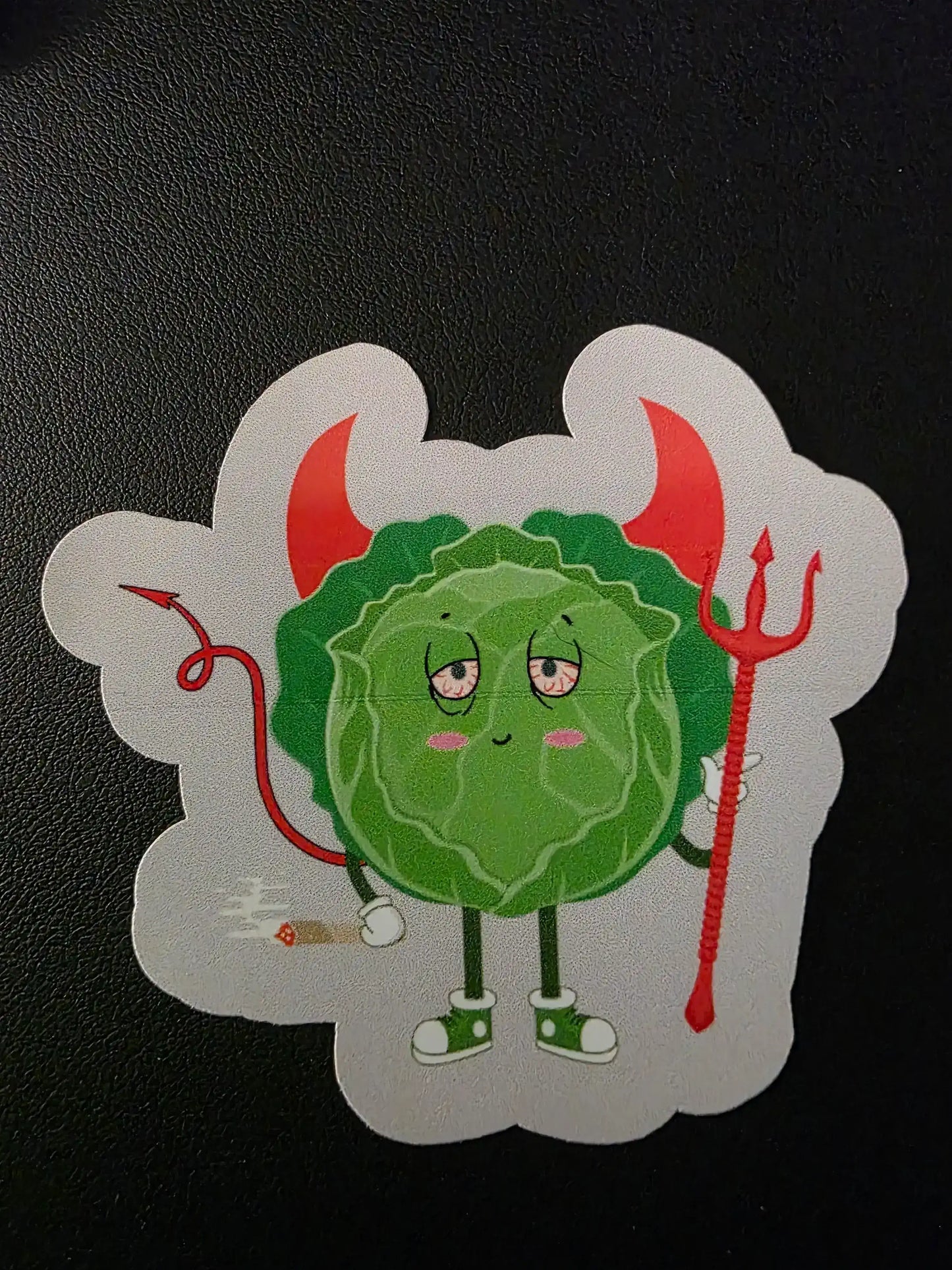 The Devil’s Lettuce | Premium Vinyl Sticker