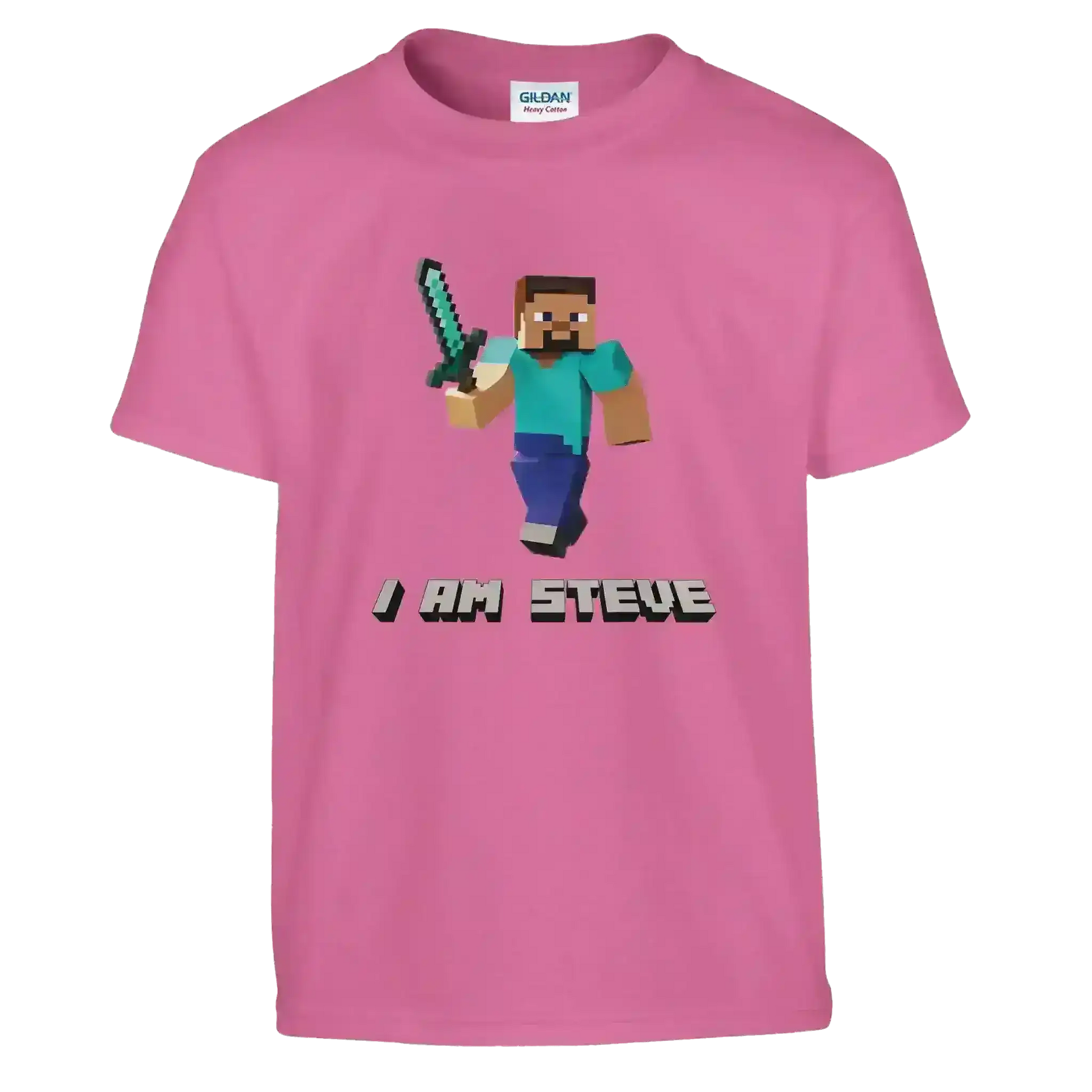 I Am Steve Minecraft Youth Graphic Tee - Cady Creations