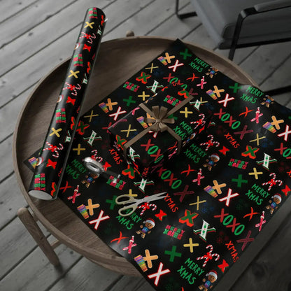 "X" Christmas Wrapping Paper – Alphabet Gift Swap Collection