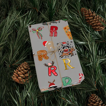 "R" Christmas Wrapping Paper – Alphabet Gift Swap Collection