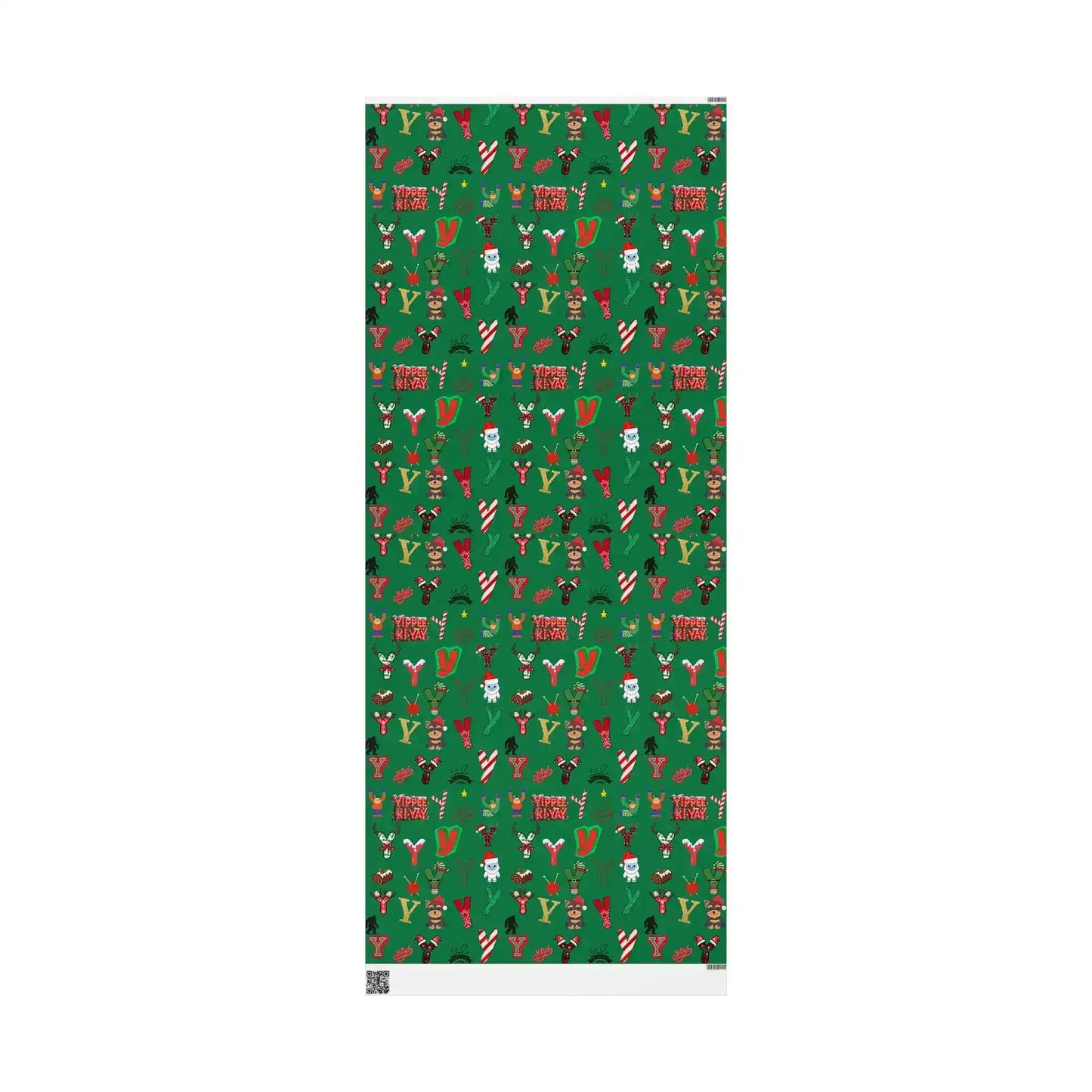 "Y" Yippee-Ki-Yay Christmas Wrapping Paper – Alphabet Gift Swap Collection