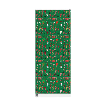 "Y" Yippee-Ki-Yay Christmas Wrapping Paper – Alphabet Gift Swap Collection