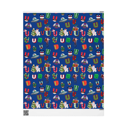 "U" Christmas Wrapping Paper – Alphabet Gift Swap Collection