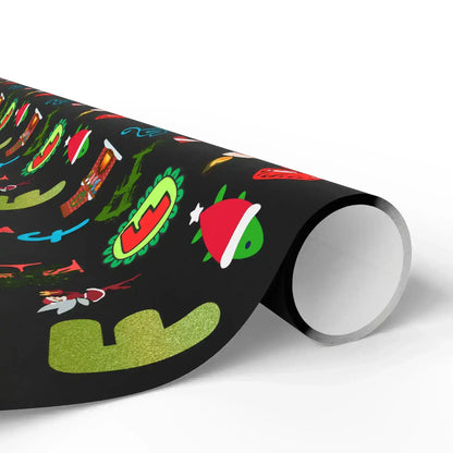 "F" Christmas Wrapping Paper – Alphabet Gift Swap Collection