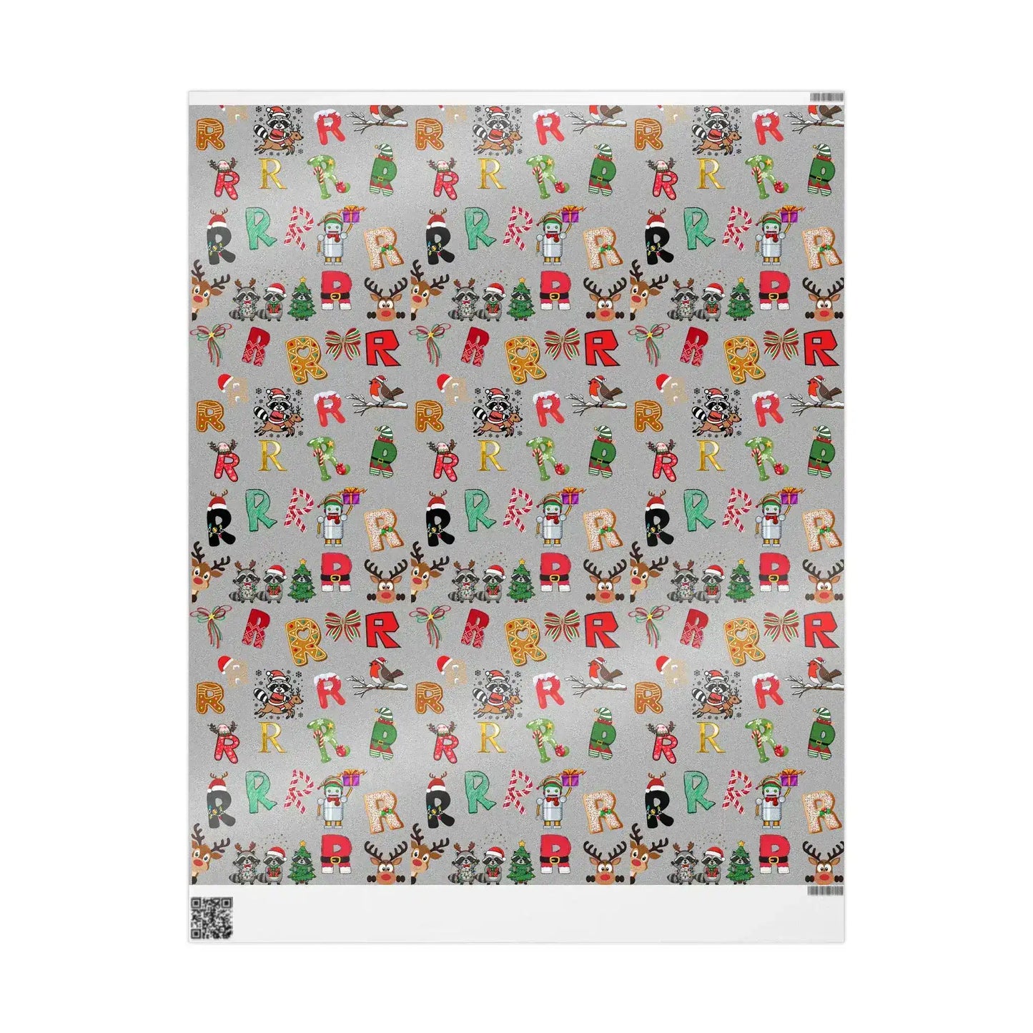 "R" Christmas Wrapping Paper – Alphabet Gift Swap Collection