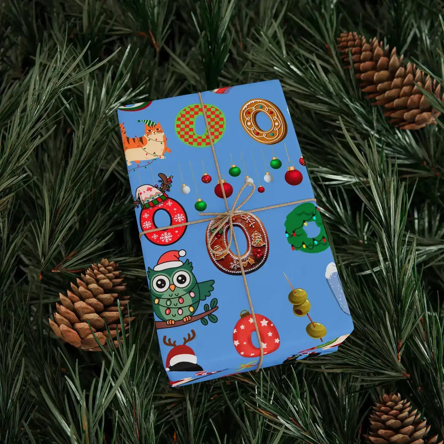 "O" Christmas Wrapping Paper – Alphabet Gift Swap Collection