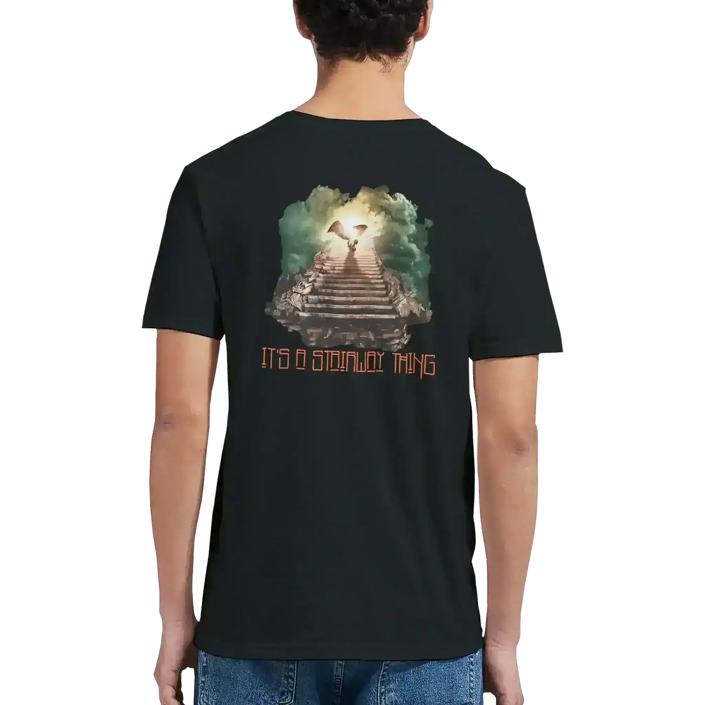 Stairway to Laughter Led Zeppelin Tribute T-Shirt - Custom Design Request - Cady Creations