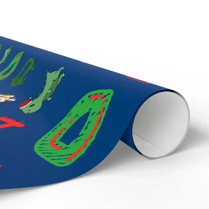 "D" Christmas Wrapping Paper – Alphabet Gift Swap Collection