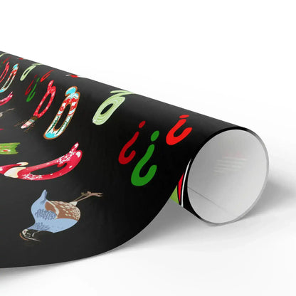 "Q" Christmas Wrapping Paper – Alphabet Gift Swap Collection