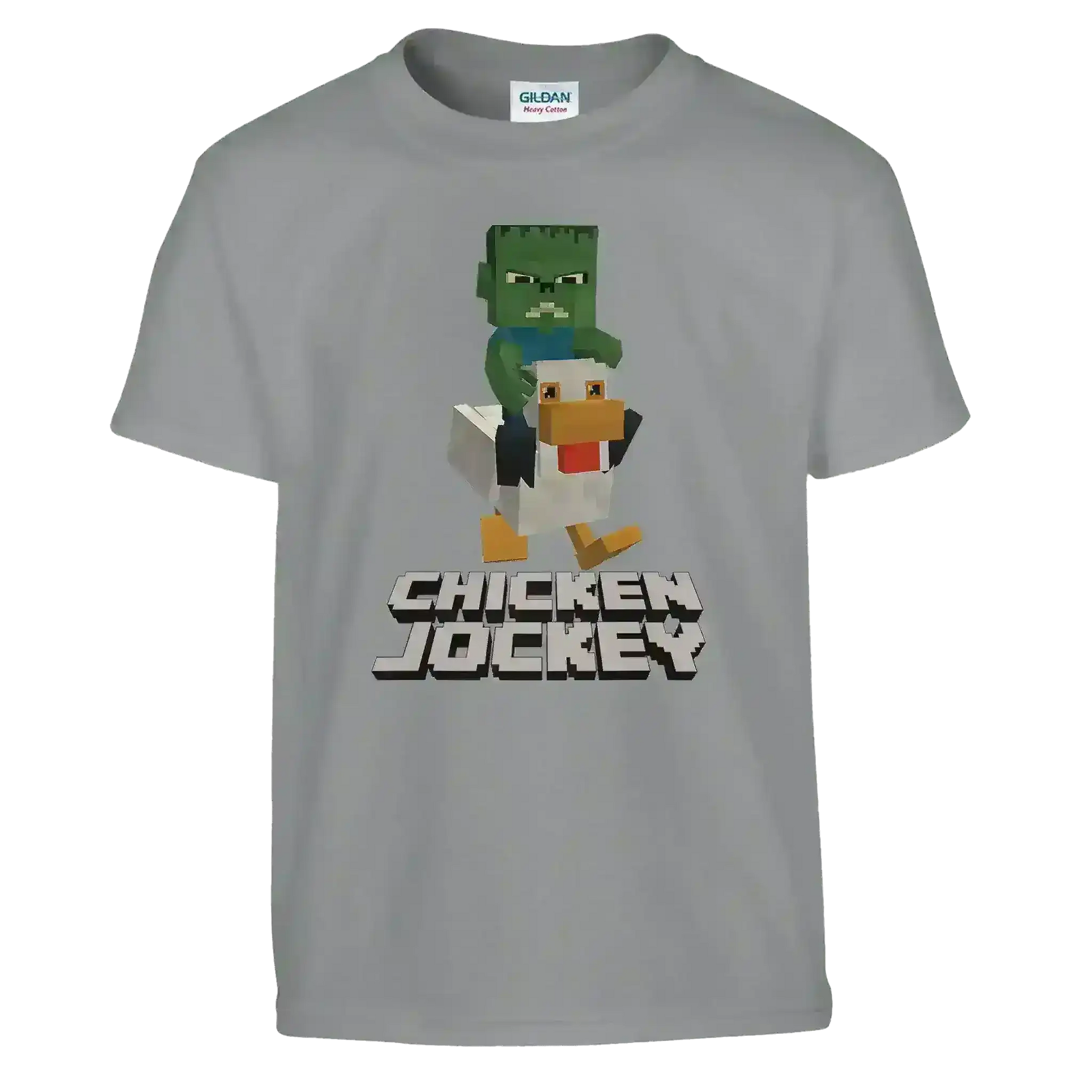Chicken Jockey Minecraft Gaming Youth Tee - Cady Creations