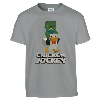 Chicken Jockey Minecraft Gaming Youth Tee - Cady Creations
