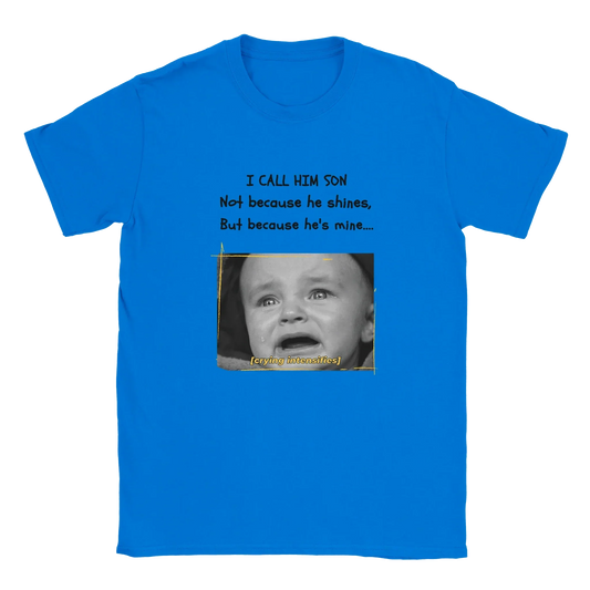 Dad Jokes - Graphic Tee featuring crying baby and witty phrase.