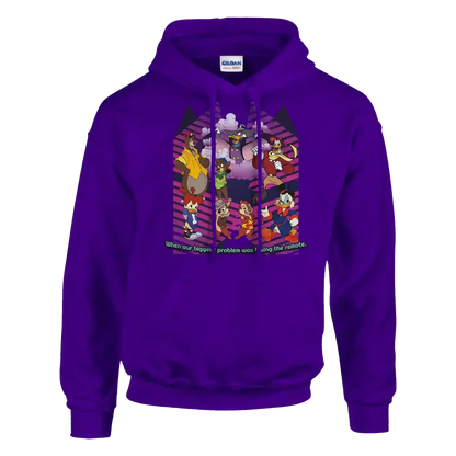 When Our Biggest Problem Was Losing The Remote Pullover Hoodie - Cady Creations