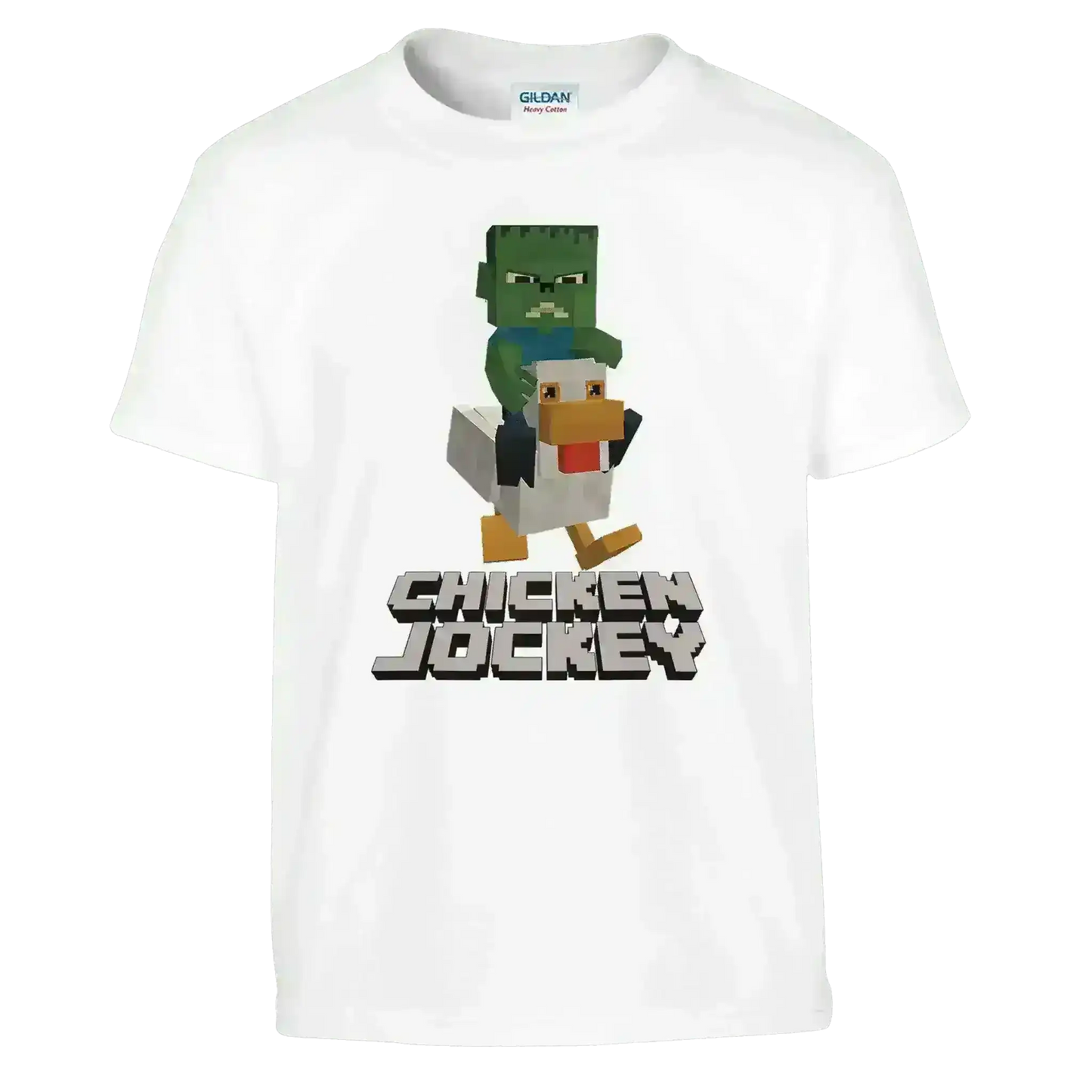 Chicken Jockey Minecraft Gaming Youth Tee - Cady Creations