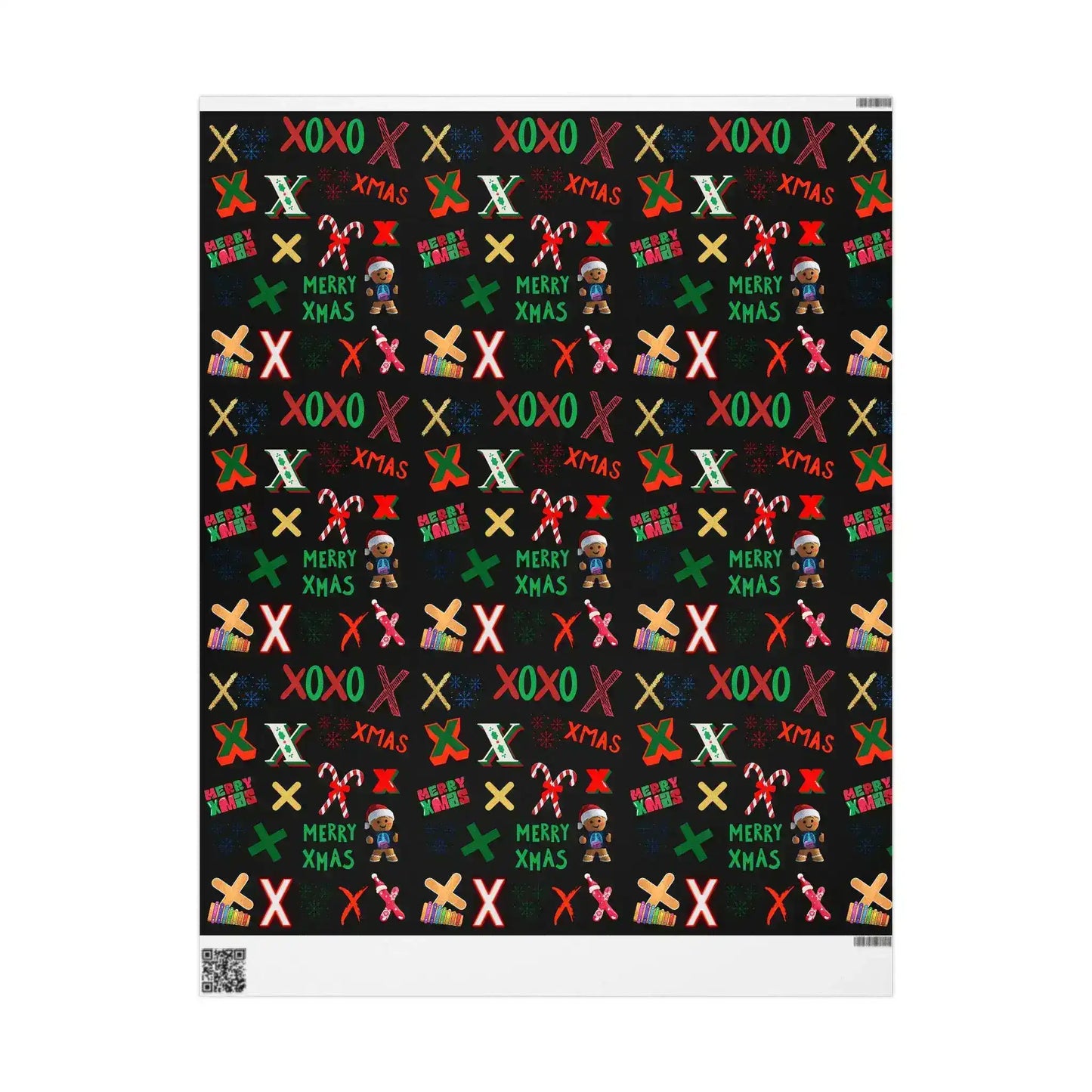 "X" Christmas Wrapping Paper – Alphabet Gift Swap Collection