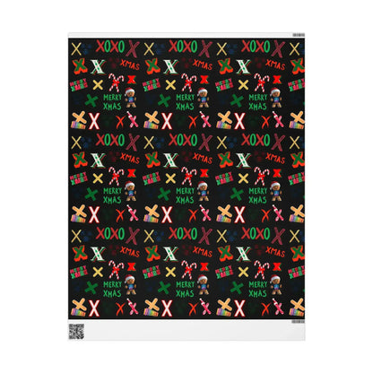 "X" Christmas Wrapping Paper – Alphabet Gift Swap Collection