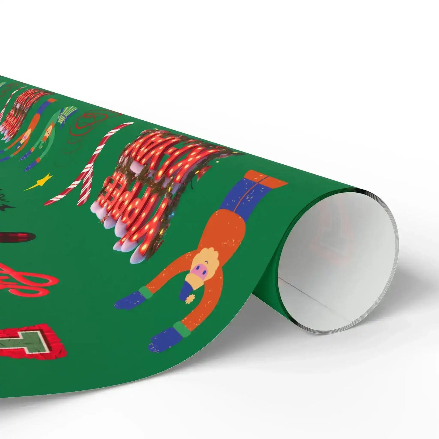 "Y" Yippee-Ki-Yay Christmas Wrapping Paper – Alphabet Gift Swap Collection