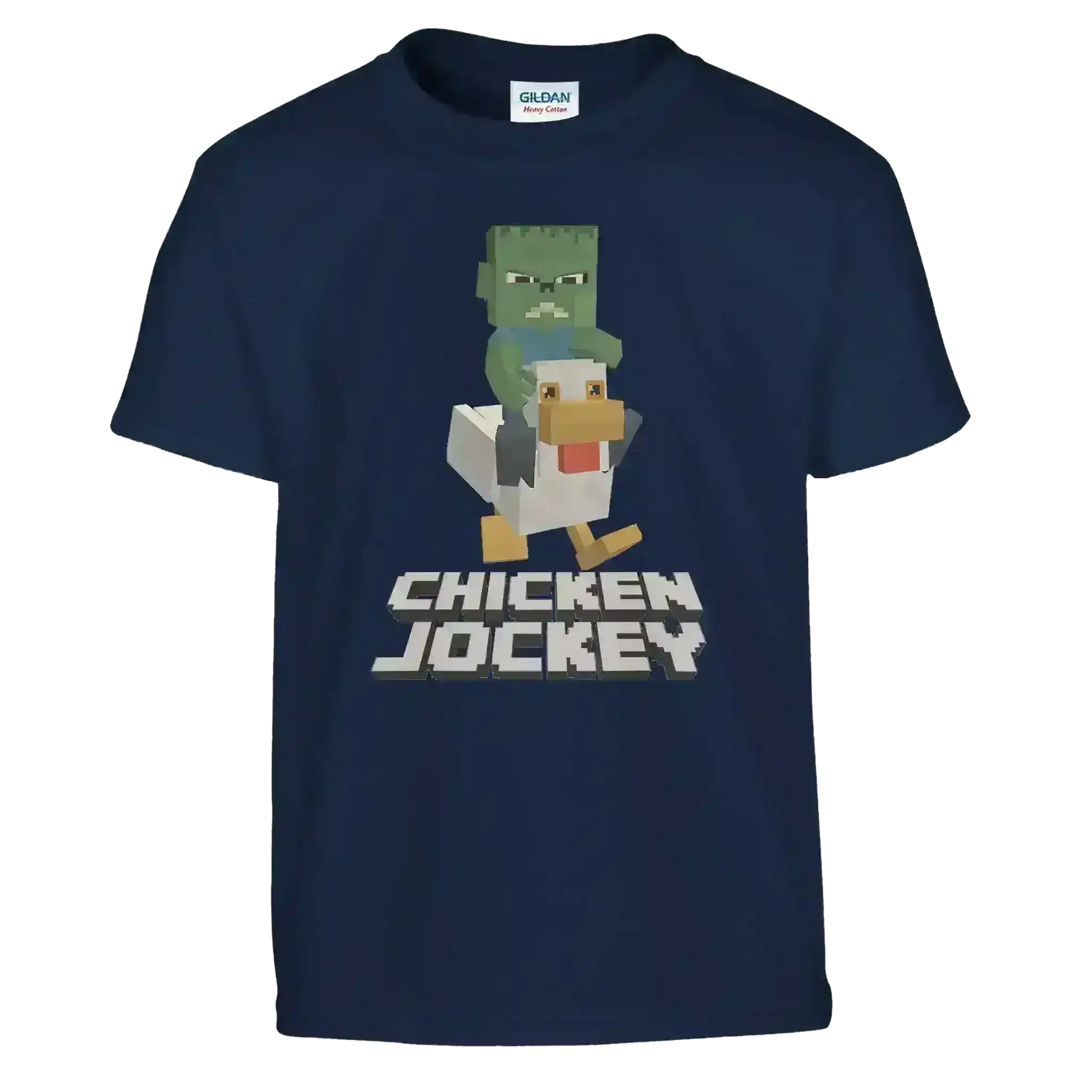Chicken Jockey Minecraft Gaming Youth Tee - Cady Creations