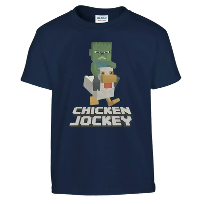 Chicken Jockey Minecraft Gaming Youth Tee - Cady Creations