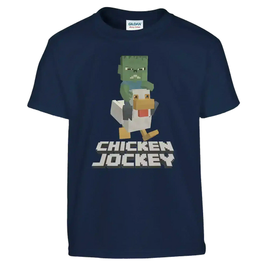 Chicken Jockey Minecraft Gaming Youth Tee - Cady Creations