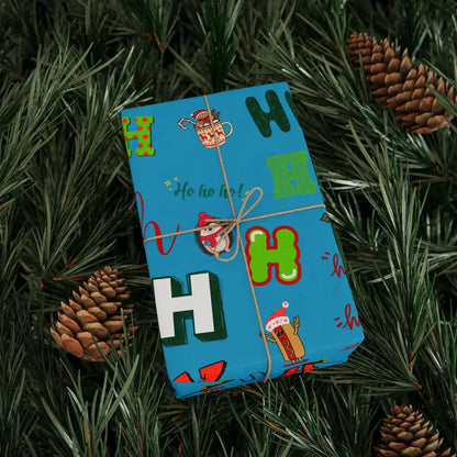 "H" Christmas Wrapping Paper – Alphabet Gift Swap Collection