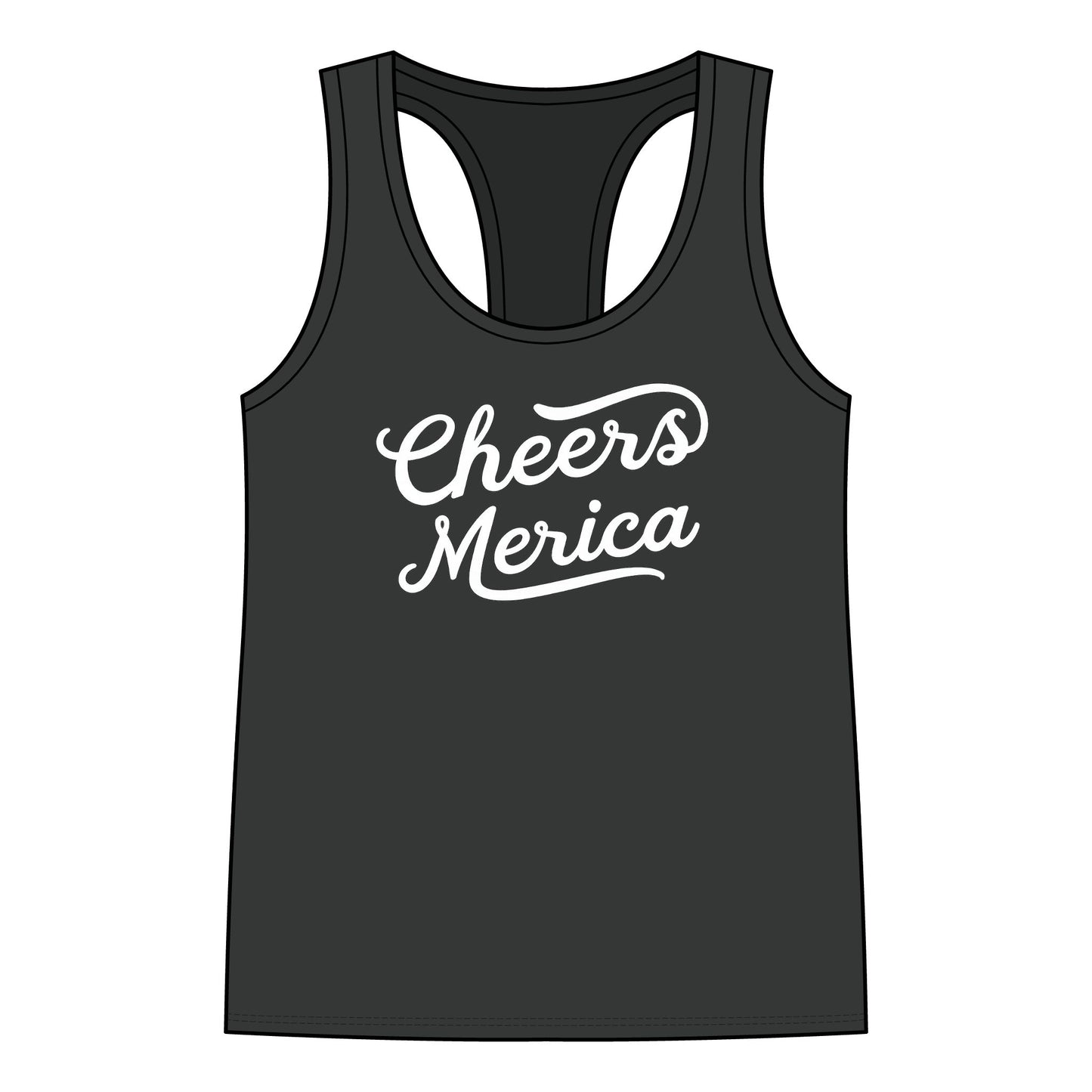 Cheers Merica - Racerback Tank