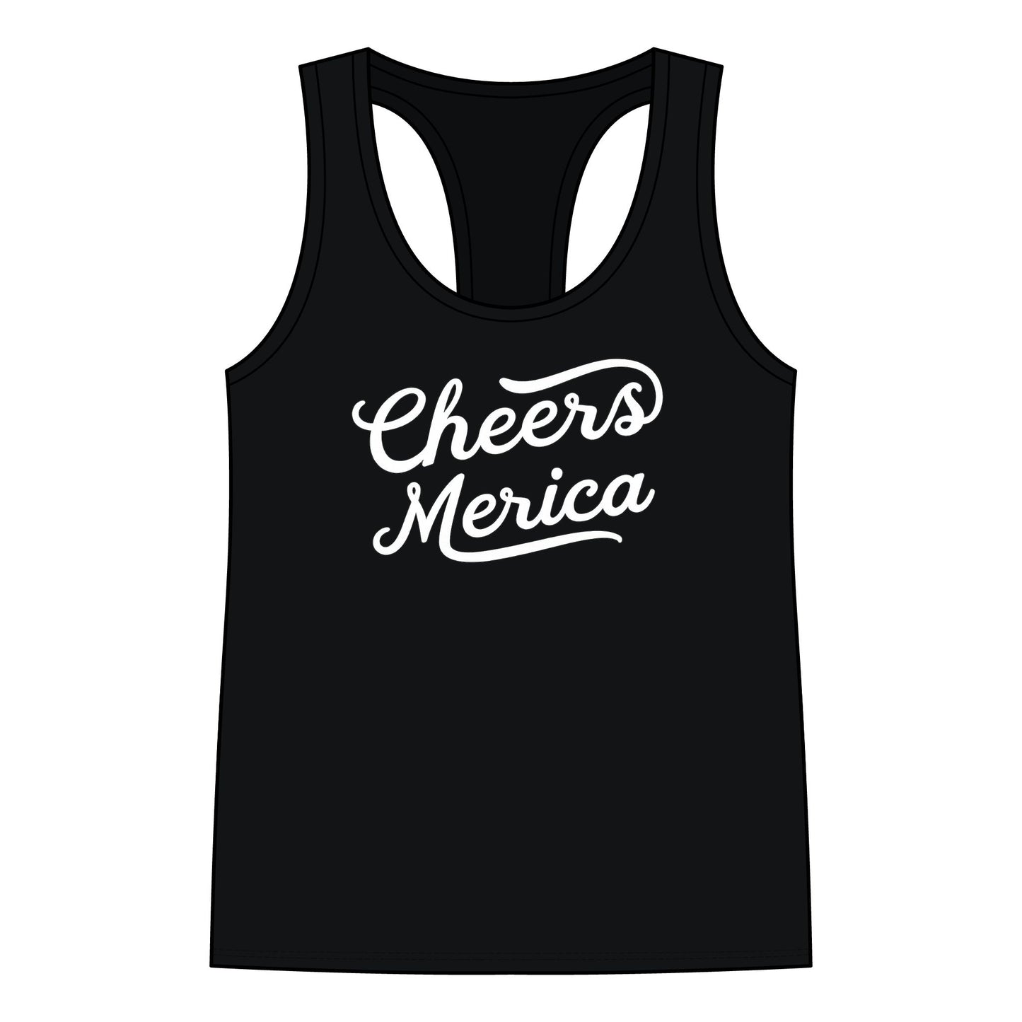 Cheers Merica - Racerback Tank