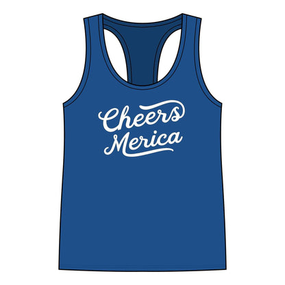 Cheers Merica - Racerback Tank