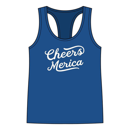 Cheers Merica - Racerback Tank