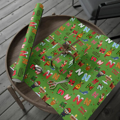 "N" Christmas Wrapping Paper – Alphabet Gift Swap Collection