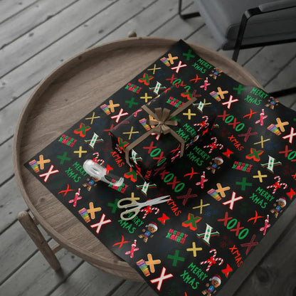 "X" Christmas Wrapping Paper – Alphabet Gift Swap Collection