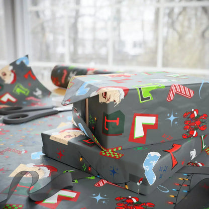 "L" Christmas Wrapping Paper – Alphabet Gift Swap Collection