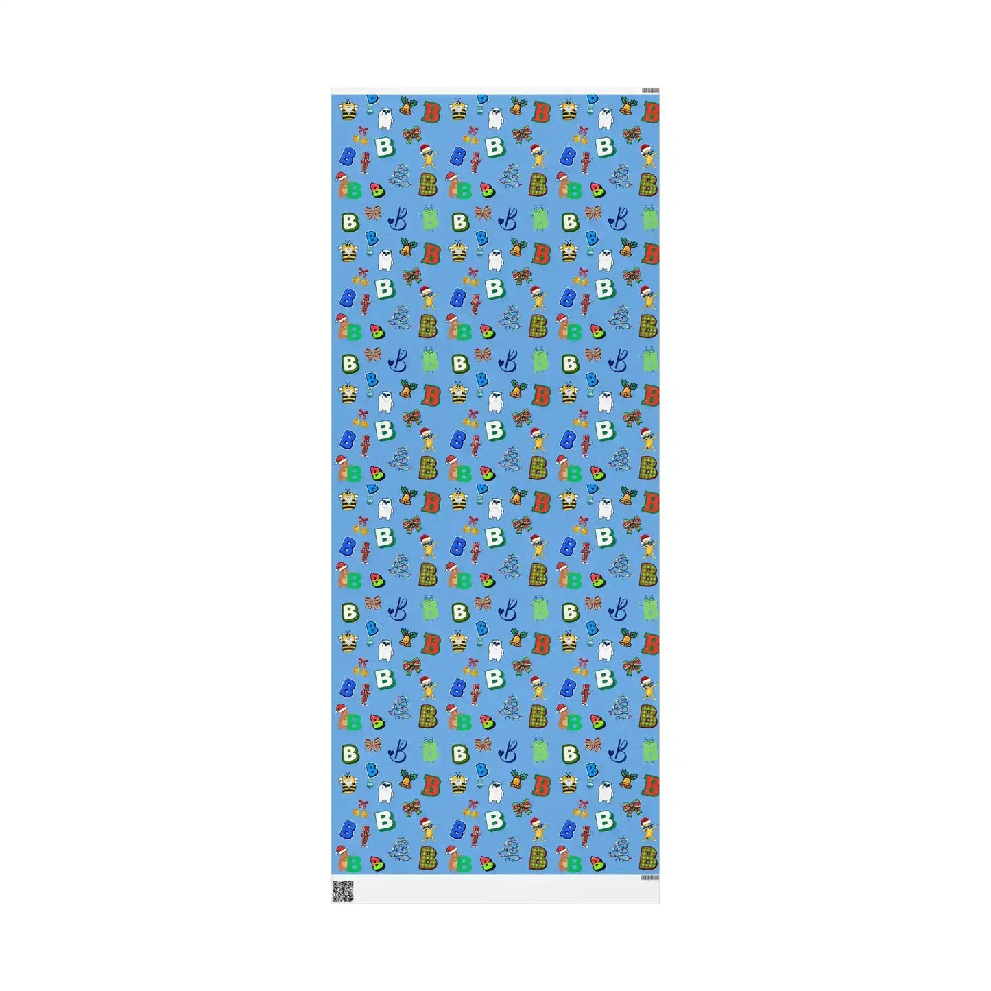 "B" Christmas Wrapping Paper – Alphabet Gift Swap Collection